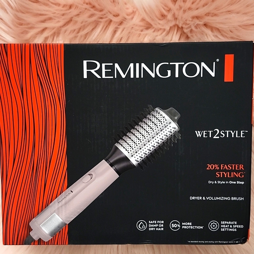 Brand New REMINGTON  WET2STYLE DRYER & VOLUMIZING BRUSH